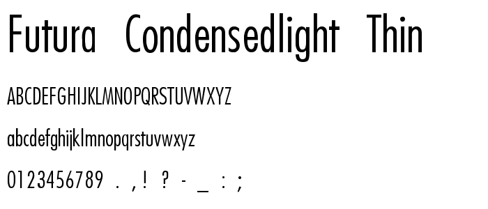 Futura-CondensedLight-Thin police