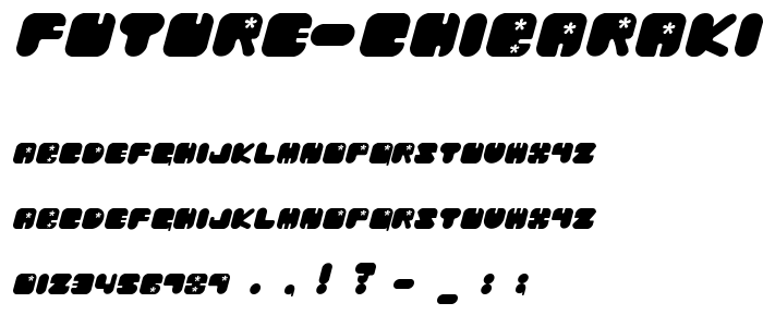 Future Chibaraki font