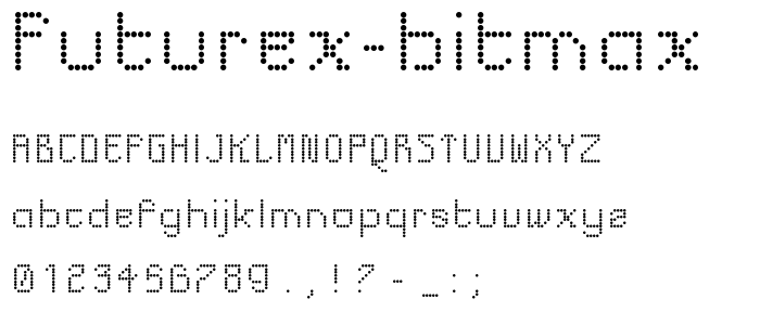 Futurex Bitmax font