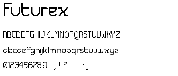 Futurex font