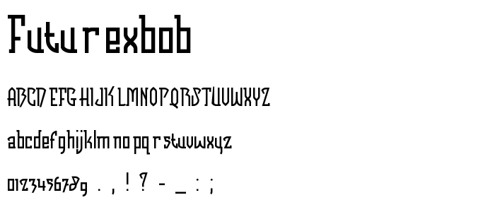 FuturexBob font