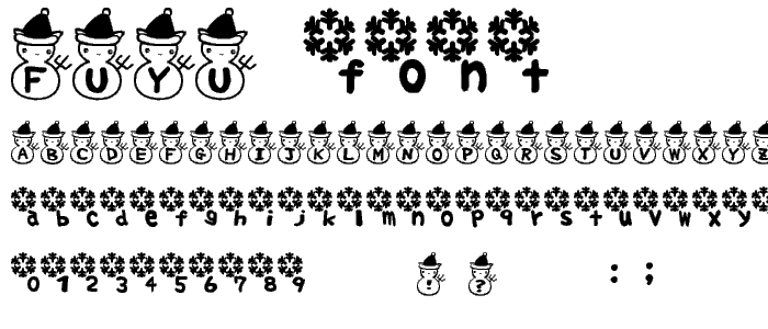 Fuyu Font police