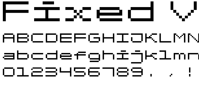 fixed_v03 font