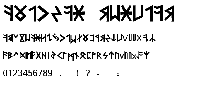 folksag Regular font