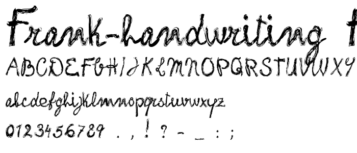 frank-handwriting_free-version police
