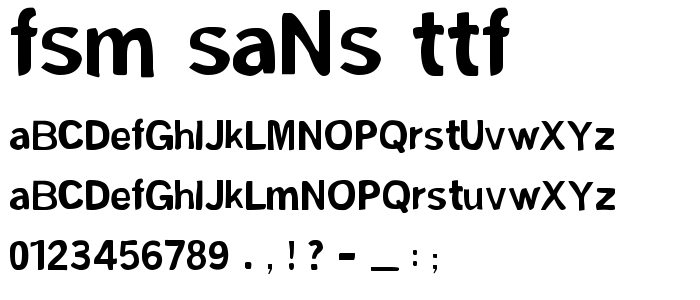 fsm_sans.ttf font