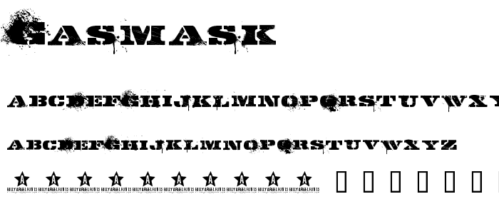GASMASK font