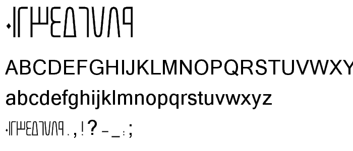 GE Modern Light font