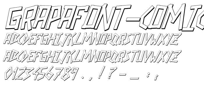 GRAPAFONT-comic font