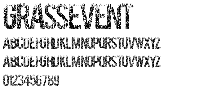 GRASSEVENT font