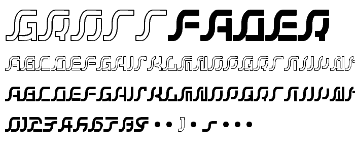 GROSSFADERS CH01 font