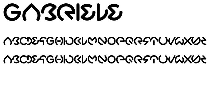 Gabriele font