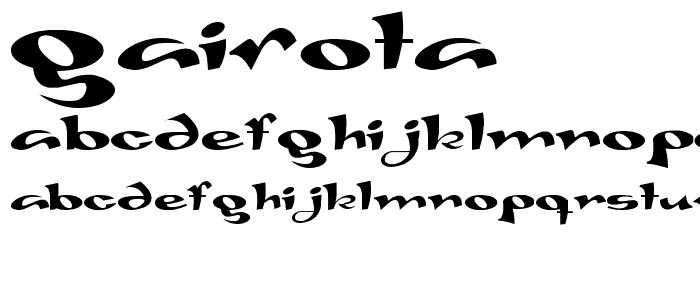 Gaivota font