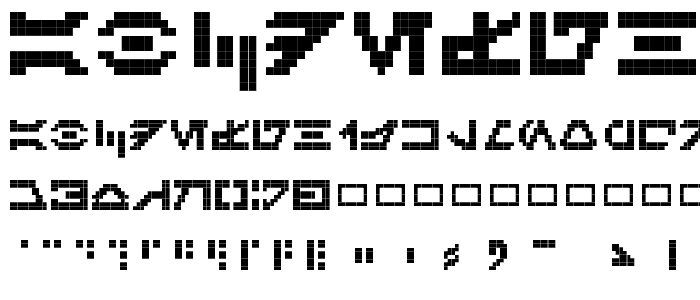 GalacticMini font