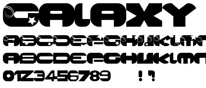 Galaxy Bold Pro font