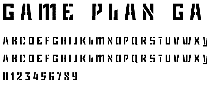 Game Plan game plan police