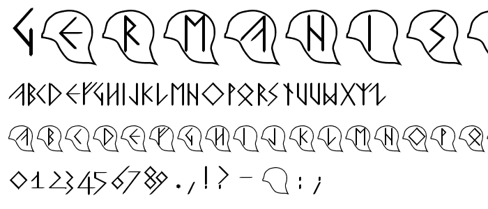 GermanishOne font