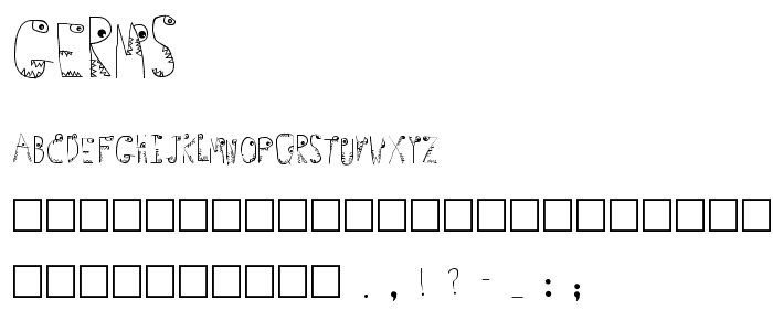 Germs font