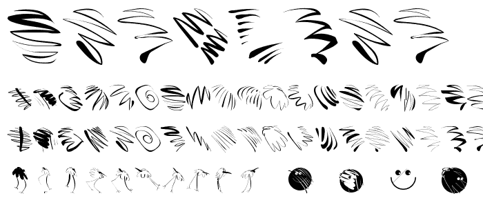 Gestures font