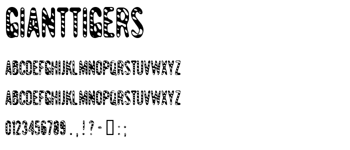 GiantTigers font