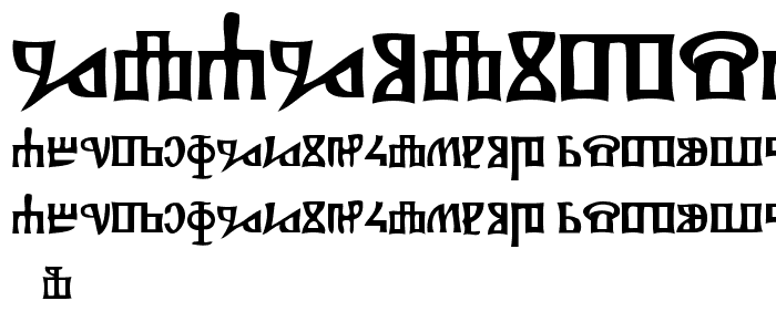 Glagolitsa font