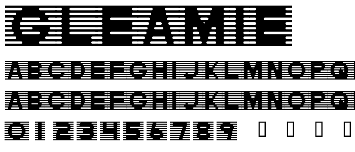 Gleamie font