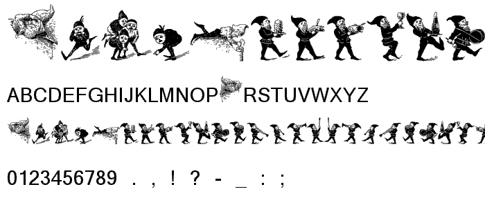 Gnomes font