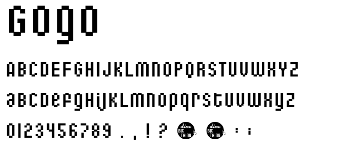 GoGo font