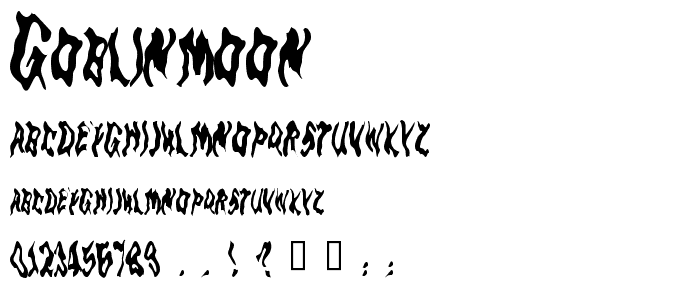 GoblinMoon font