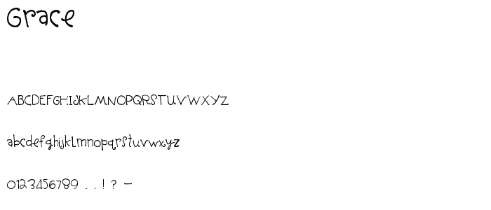 Grace font