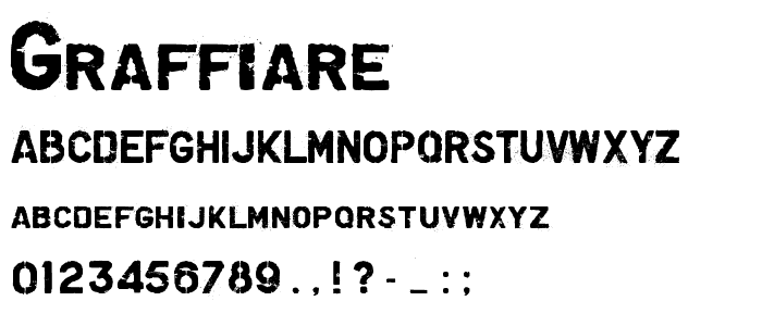 Graffiare font