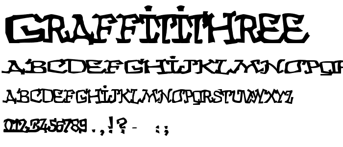 GraffitiThree font