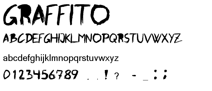 Graffito font