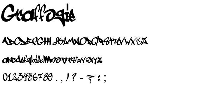 Graffogie font