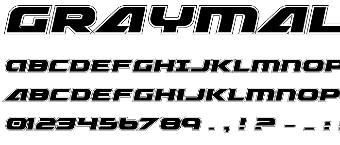 Graymalkin Compact Academy font