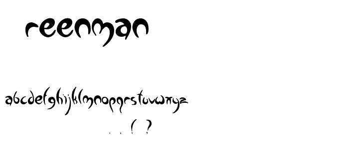 Greenman font