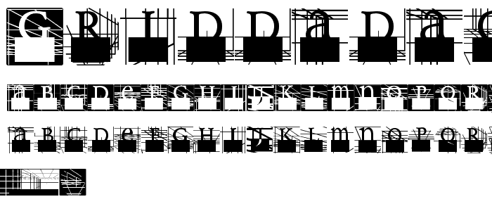 GridDadaC font