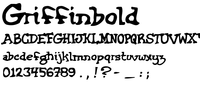 GriffinBold font