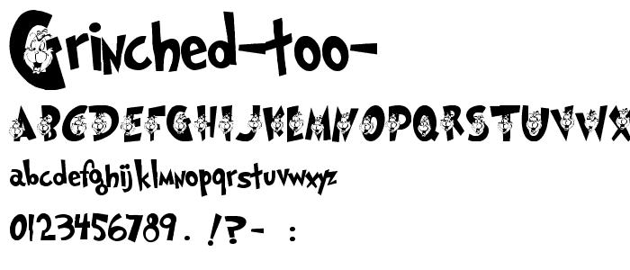 Grinched Too  font