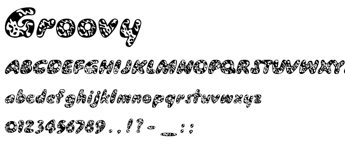 Groovy font