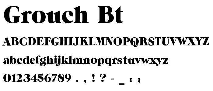 Grouch BT police
