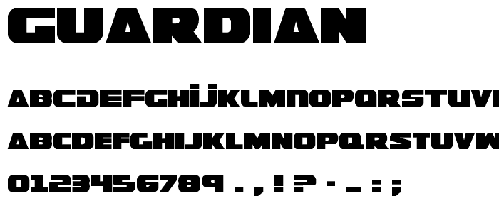 Guardian font