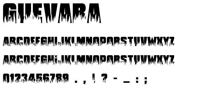 Guevara font