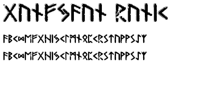 Gunfjaun Runic font