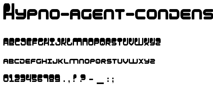 HYPNO Agent Condensed font