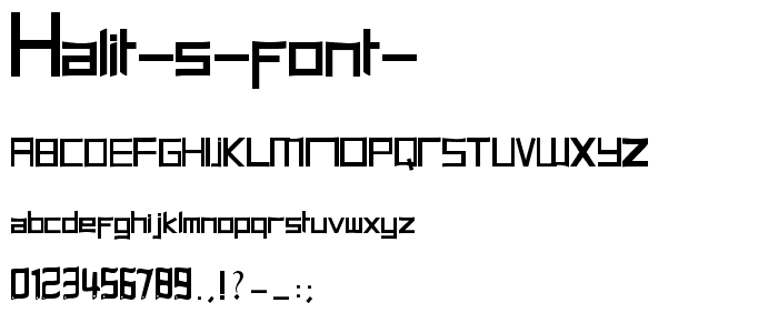 Halit s Font  font