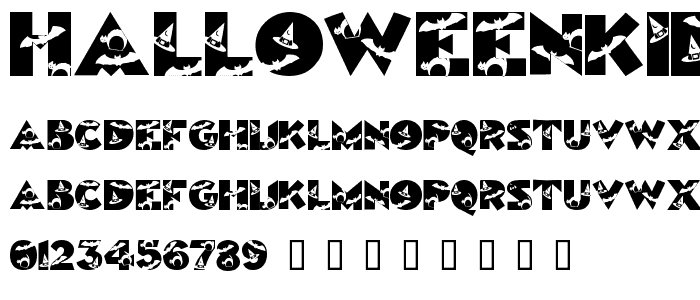 HalloweenKiddyFont font