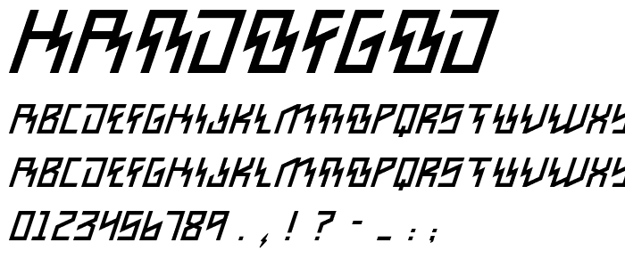 HandofGod font