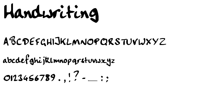 Handwriting police