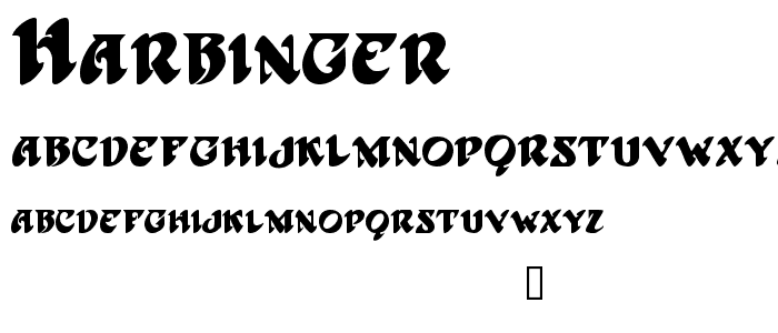 Harbinger™ font